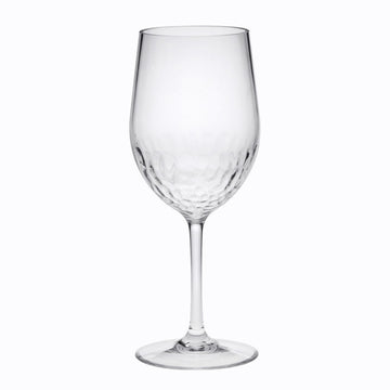 Plastic Wine Glasses Set Of 4 12Oz , Bpa Free Tritan Hammer Wine Glass Set, Unbreakable Red Wine Glasses, White Wine Glasses Clear Glass