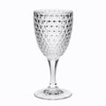 Diamond Cut Plastic Wine Glasses Set Of 4 12Oz , Bpa Free Acrylic Wine Glass Set, Unbreakable Red Wine Glasses, White Wine Glasses Clear Acrylic
