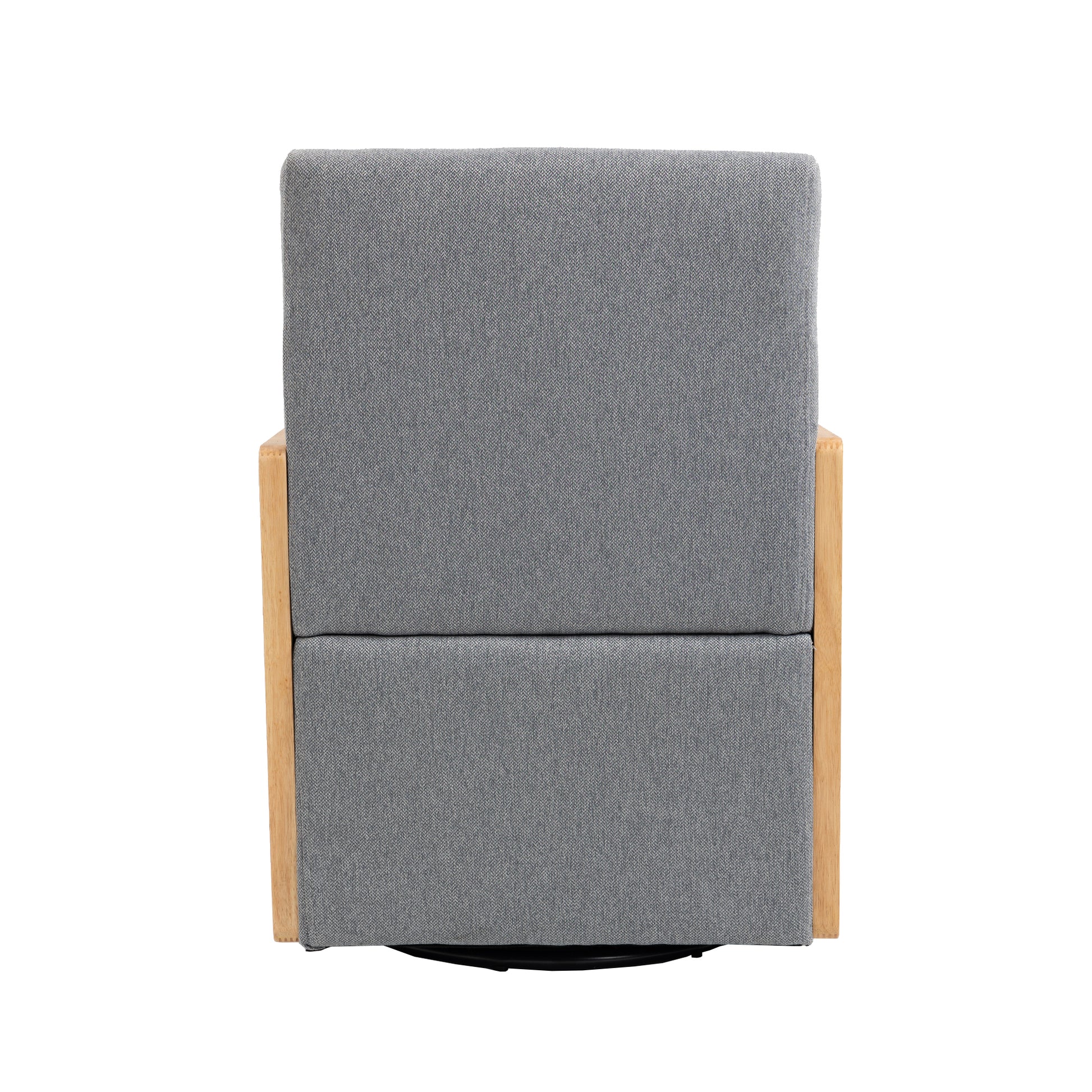 Coolmore 360 Degree Swivel Barrel Club Chair With One Pillow,Modern Comfortable Upholstered Accent Chair,Linen Accent Chair For Living Room,Bedroom Grey Linen Grey Primary Living Space Modern Foam Linen