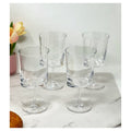 Oval Halo Plastic Wine Glasses Set Of 4 12Oz , Bpa Free Acrylic Wine Glass Set, Unbreakable Red Wine Glasses, White Wine Glasses Clear Acrylic
