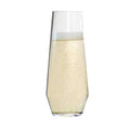 Tritan Lexington Plastic Champagne Flutes Set Of 4 9Oz , Unbreakable Mimosa Glasses Plastic Champagne Glasses, Wedding Champagne Flutes Clear Glass