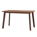 5 Pieces Dining Table Set 1 Dining Table And 4 Chairs Rustic Retro Solid Rubberwood Table And Breakfast Upholstered Stools For Home Kitchen Dining Room Antique Brown Rubber Wood