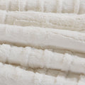 Fur Down Alternative Comforter Mini Set Twin Ivory Faux Fur