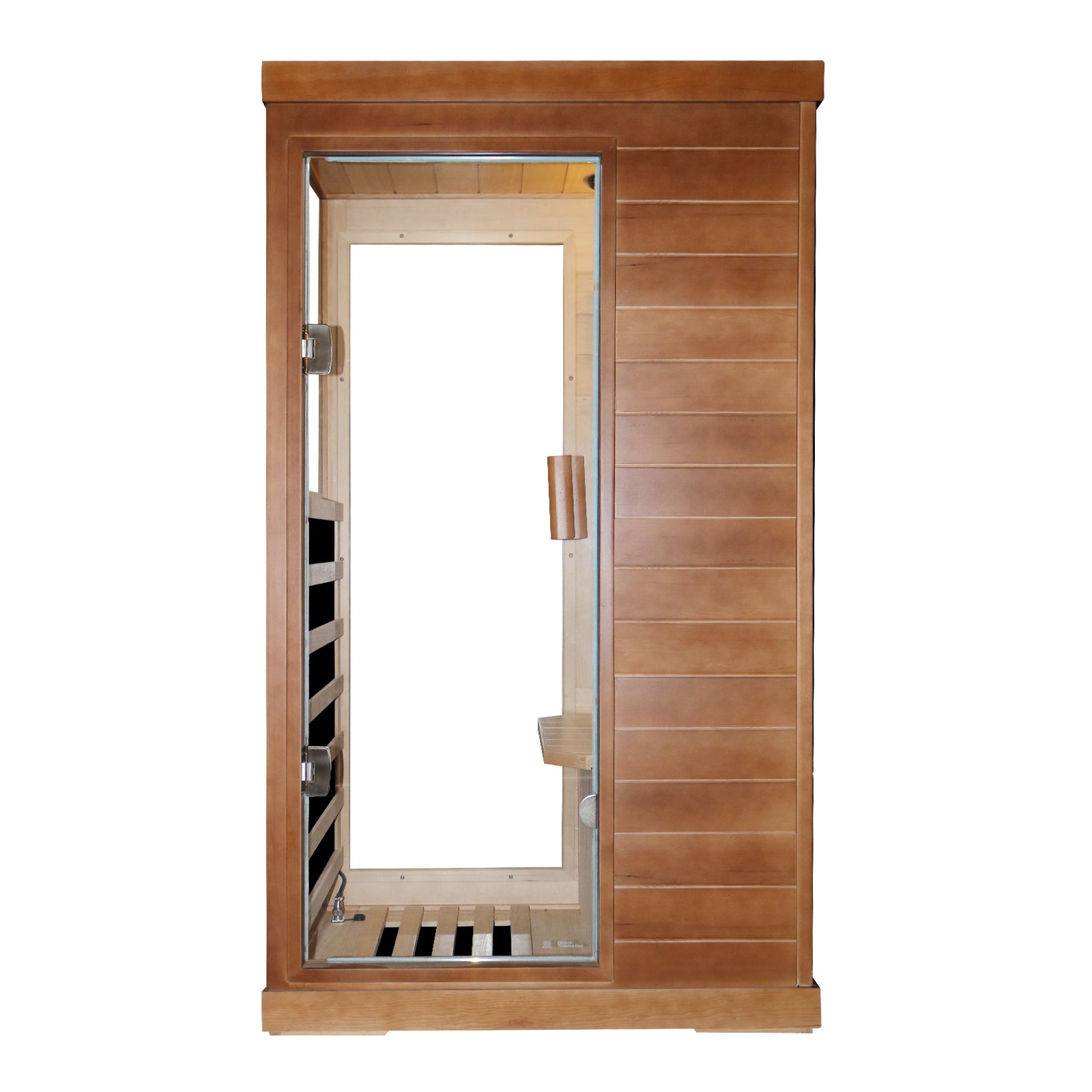 Infrared Sauna Room Single Room Natural Metal & Wood Solid Wood