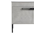 36 Inch Bathroom Vanity With Sink, Freestanding Bathroom Vanity Or Floating Is Optional Conversion 00336Cg 1 F Bl9090B Kd Packing Cement Grey 2 Bathroom Freestanding Modern Plywood