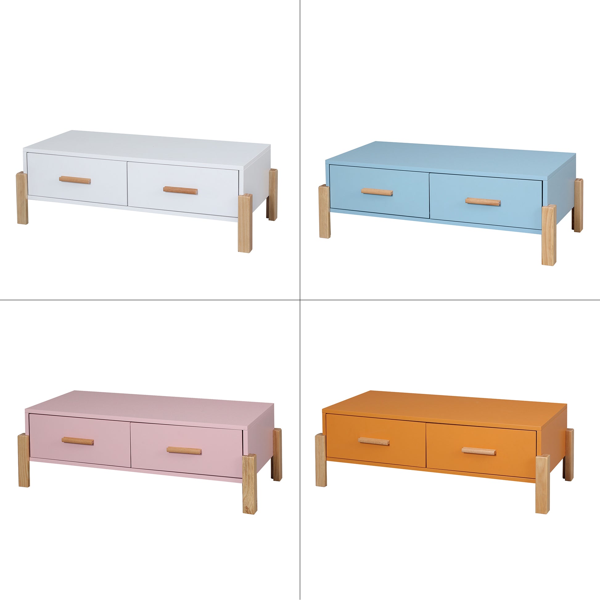 The Colorful Free Combination Cabinet Dresser Cabinet Bar Cabinet, Storge Cabinet, Lockers,Solid Woodhandle, Can Be Placed In The Living Room, Bedroom, Dining Room Color White, Blue Orange Pink 5 Or More Drawers White Blue Primary Living Space Distressed