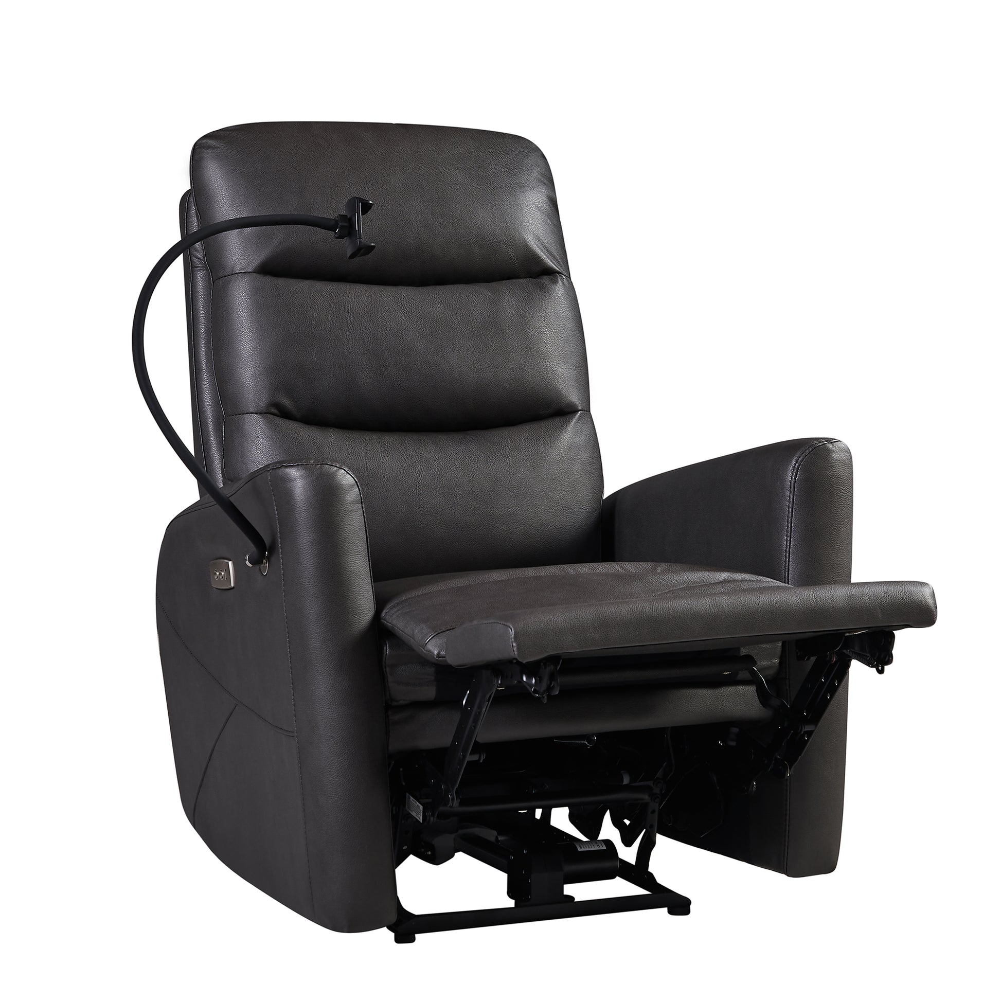 Hot Selling For 10 Years ,Recliner Chair With Power Function Easy Control Big Stocksrecliner Single Chair For Living Roombed Room Grey Foam Fabric