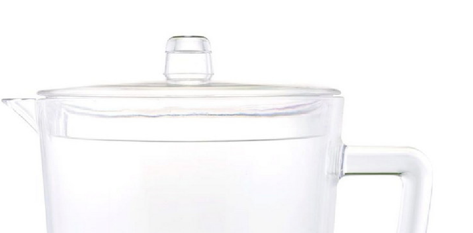 2.75 Quarts Water Pitcher With Lid, Oval Halo Design Unbreakable Plastic Pitcher, Drink Pitcher, Juice Pitcher With Spout Bpa Free Blue Acrylic