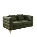 3 Seater 3 Seater Combination Sofa.Green Teddy Green Primary Living Space American Design Foam Fabric