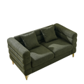 3 Seater 3 Seater Combination Sofa.Green Teddy Green Primary Living Space American Design Foam Fabric