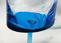 Oval Halo Plastic Wine Glasses Set Of 4 12Oz , Bpa Free Acrylic Wine Glass Set, Unbreakable Red Wine Glasses, White Wine Glasses Blue Acrylic