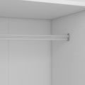 3 Door Shutter Wardrobe With Shelves, White Hinged White White Shelf Bedroom Contemporary 3 Mdf