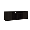 Harvey 2 Piece Living Room Set, Dallas Tv Stand Huali Bar Cart, Black Espresso, Black Espresso Black 70 79 Inches Particle Board Particle Board
