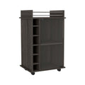 Harvey 2 Piece Living Room Set, Dallas Tv Stand Huali Bar Cart, Black Espresso, Black Espresso Black 70 79 Inches Particle Board Particle Board
