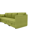 United We Win Modular Sectional Sofa U Shaped Modular Couch With Reversible Chaise Modular Sofa Sectional Couch With Storage Seats Olive Linen