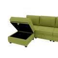 United We Win Modular Sectional Sofa U Shaped Modular Couch With Reversible Chaise Modular Sofa Sectional Couch With Storage Seats Olive Linen