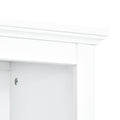 Minimalism Entertainment Wall Unit With Bridge, Modern Tv Console Table For Tvs Up To 70