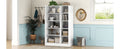 3 Door Shutter Wardrobe With Shelves, White Sliding White White Shelf Bedroom Shelf Contemporary 3 Mdf