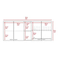 2 Piece Kitchen Set, Olimpo 150 Wall Cabinet Salento Utility Sink With Cabinet, Black White Black Particle Board Particle Board