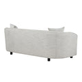 3 Seater Sofa Comfy Sofa For Living Room, Boucl Couch Grey Grey Fabric