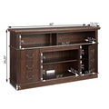 Traditional Tv Media Stand Farmhouse Rustic Entertainment Console For Tv Up To 65