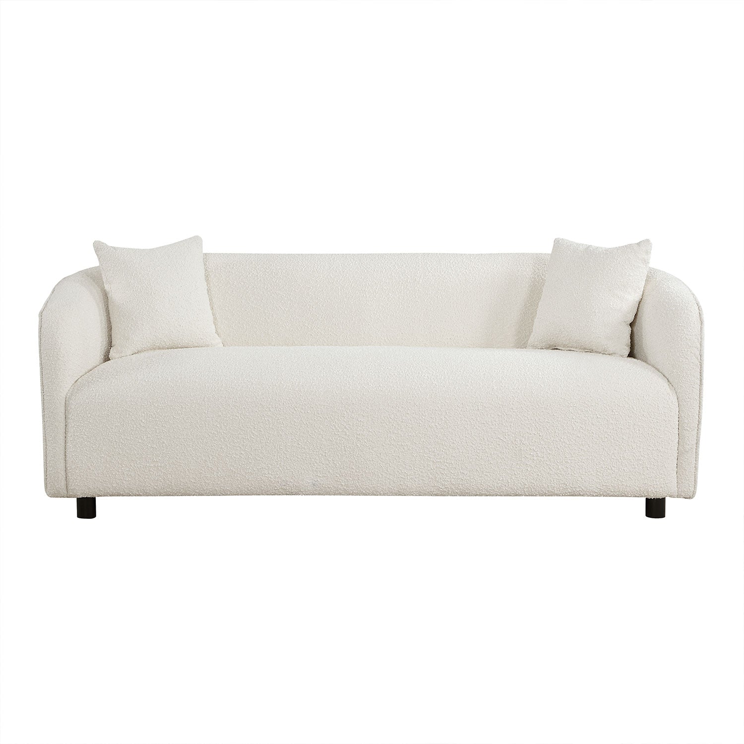 Modern Minimalist Sofa For Living Room Lounge Home Office, Color:Bishop Beige Beige Fabric