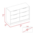 2 Piece Bedroom Set, Egeo 4 Drawer Dresser Omaha Nightstand, Black Pine Black Particle Board Particle Board