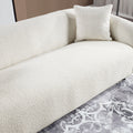 Modern Minimalist Sofa For Living Room Lounge Home Office, Color:Bishop Beige Beige Fabric