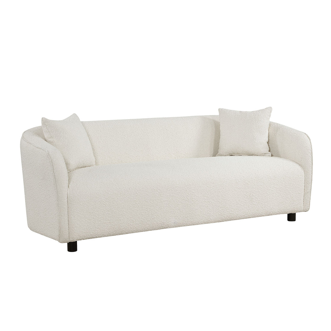 Modern Minimalist Sofa For Living Room Lounge Home Office, Color:Bishop Beige Beige Fabric