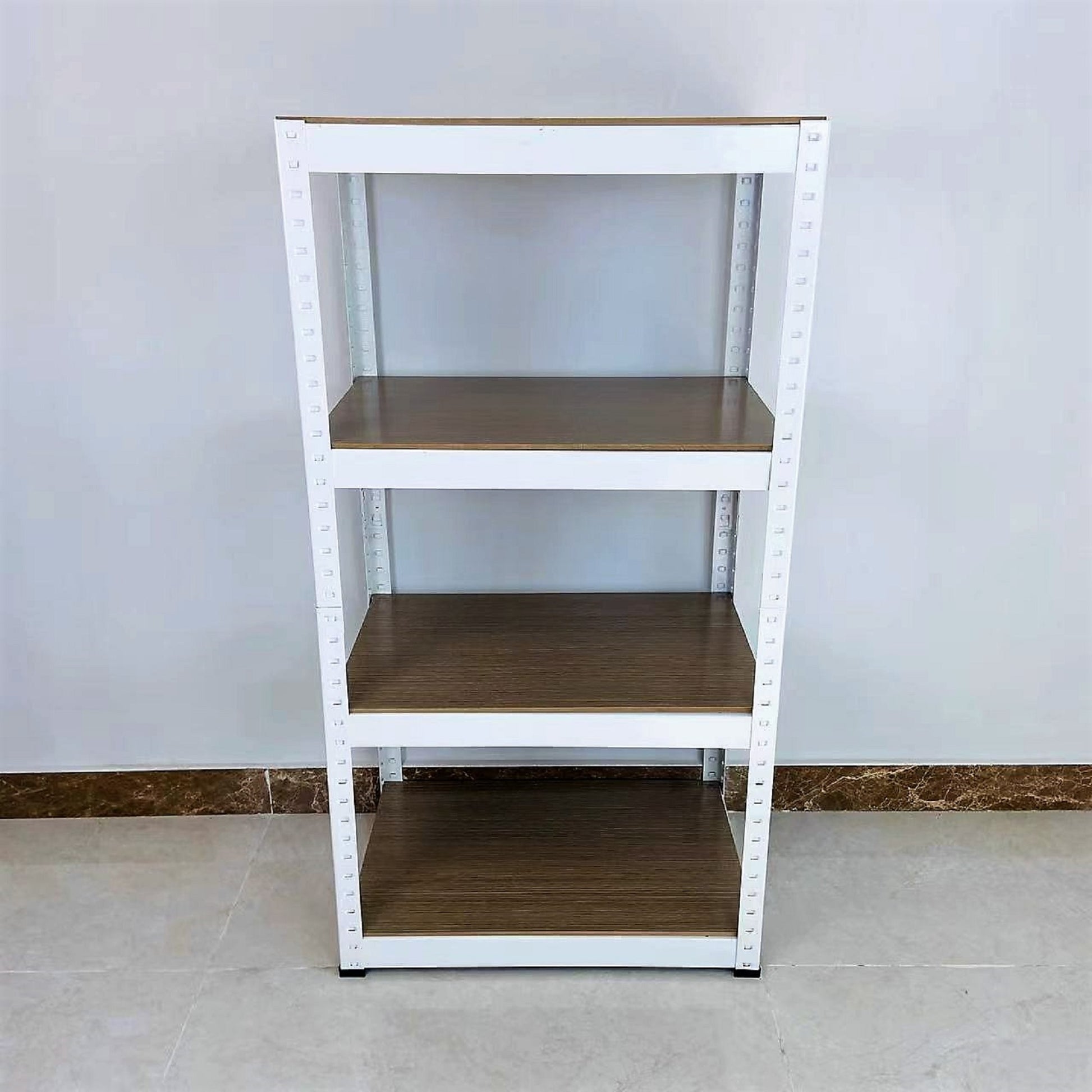 Storage Shelves 4 Tier Adjustable Garage Storage Shelving, Heavy Duty Metal Storage Utility Rack Shelf Unit For Warehouse Pantry Closet Kitchen, 23.6" X 15.7" X 47.2", White White Steel