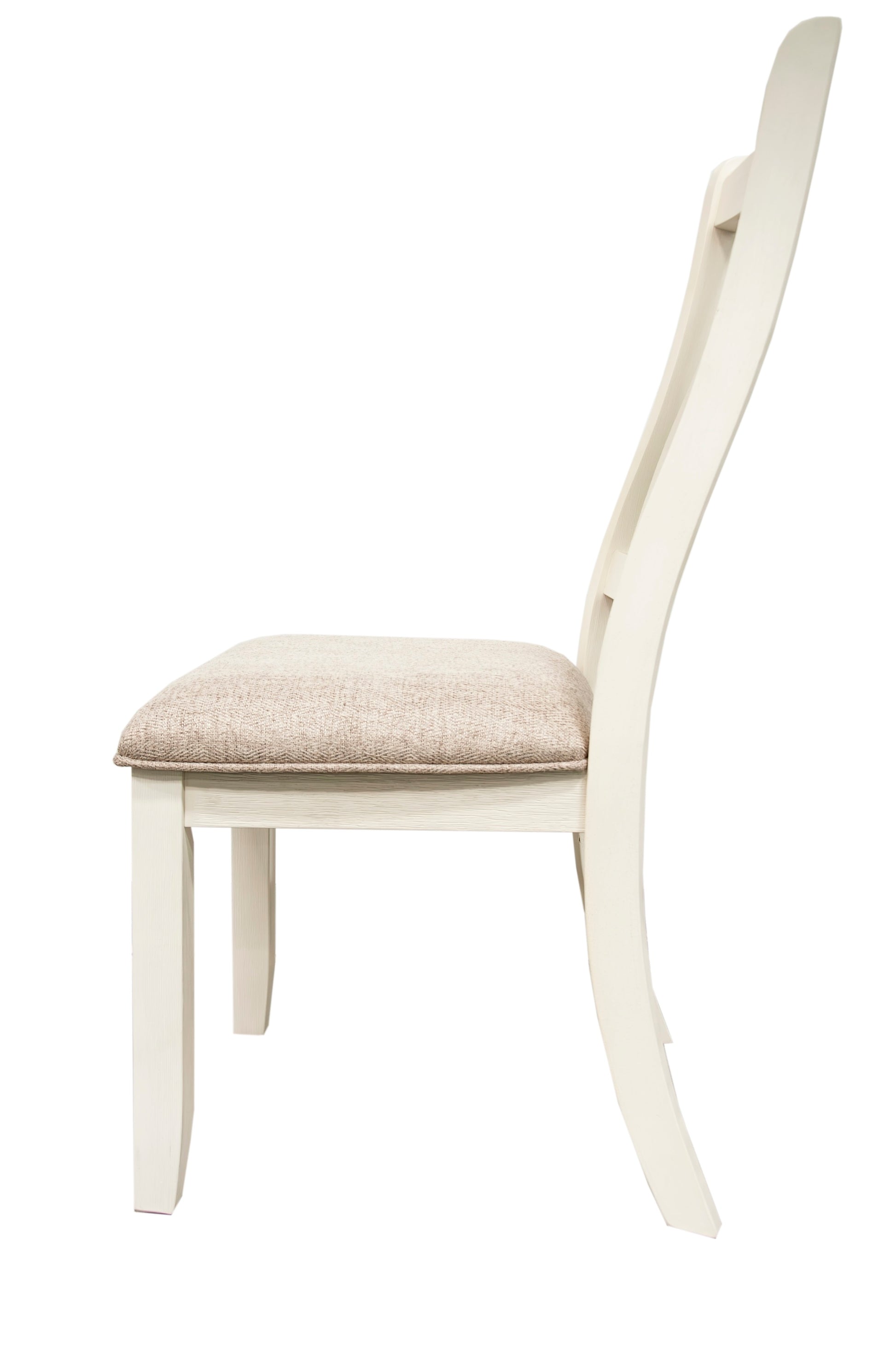 Classic Dining Room Furniture 7Pc Dining Set Dining Table W Drawers 6X Side Chairs White Rubberwood Walnut Acacia Veneer Slats Back Chair White Wood Dining Room Rubberwood Rectangular Dining Table With Chair Wood Wood White Slat Back Seats 6 60 Inches