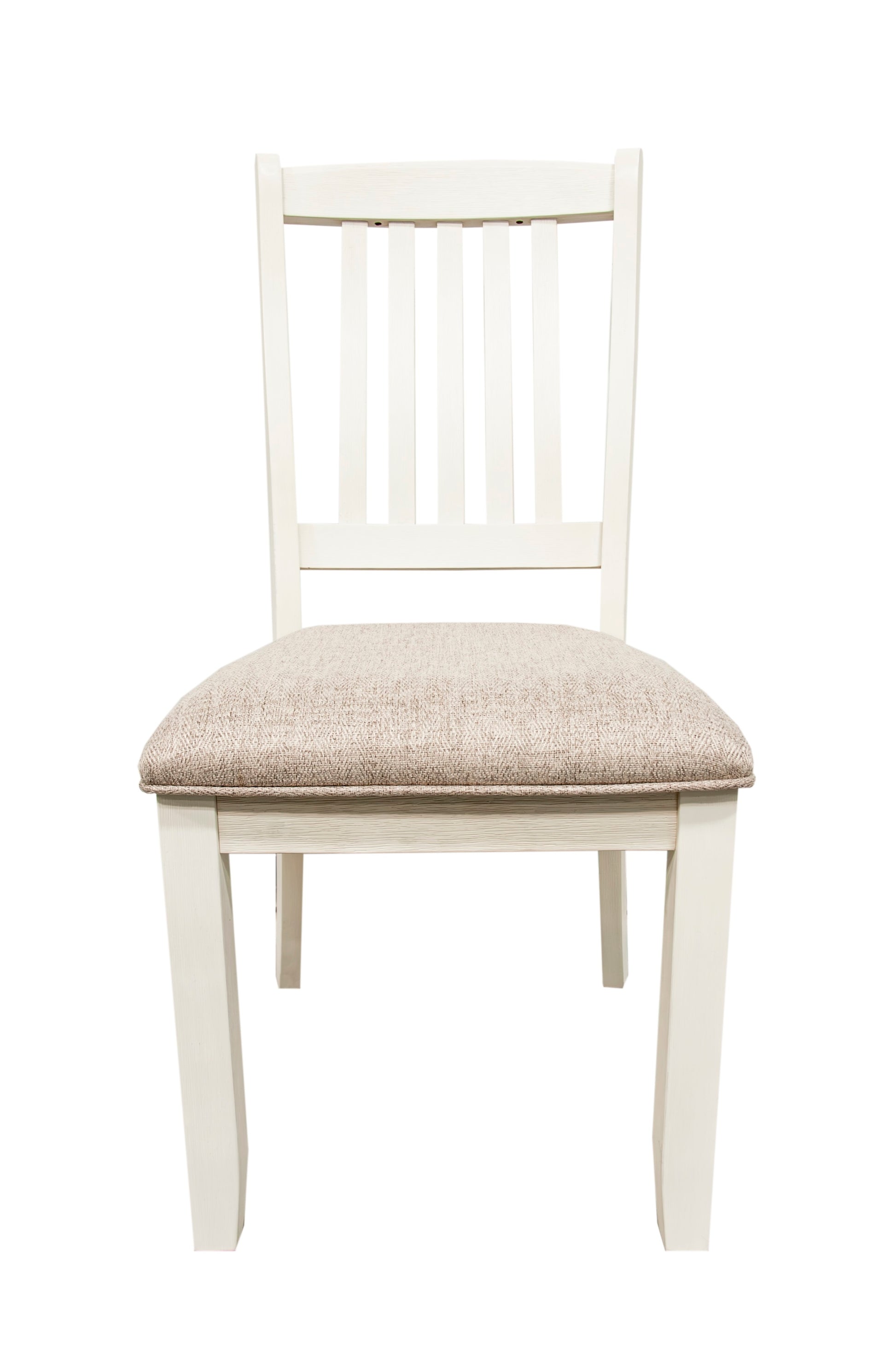 Classic Dining Room Furniture 7Pc Dining Set Dining Table W Drawers 6X Side Chairs White Rubberwood Walnut Acacia Veneer Slats Back Chair White Wood Dining Room Rubberwood Rectangular Dining Table With Chair Wood Wood White Slat Back Seats 6 60 Inches