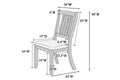 Classic Dining Room Furniture 7Pc Dining Set Dining Table W Drawers 6X Side Chairs White Rubberwood Walnut Acacia Veneer Slats Back Chair White Wood Dining Room Rubberwood Rectangular Dining Table With Chair Wood Wood White Slat Back Seats 6 60 Inches