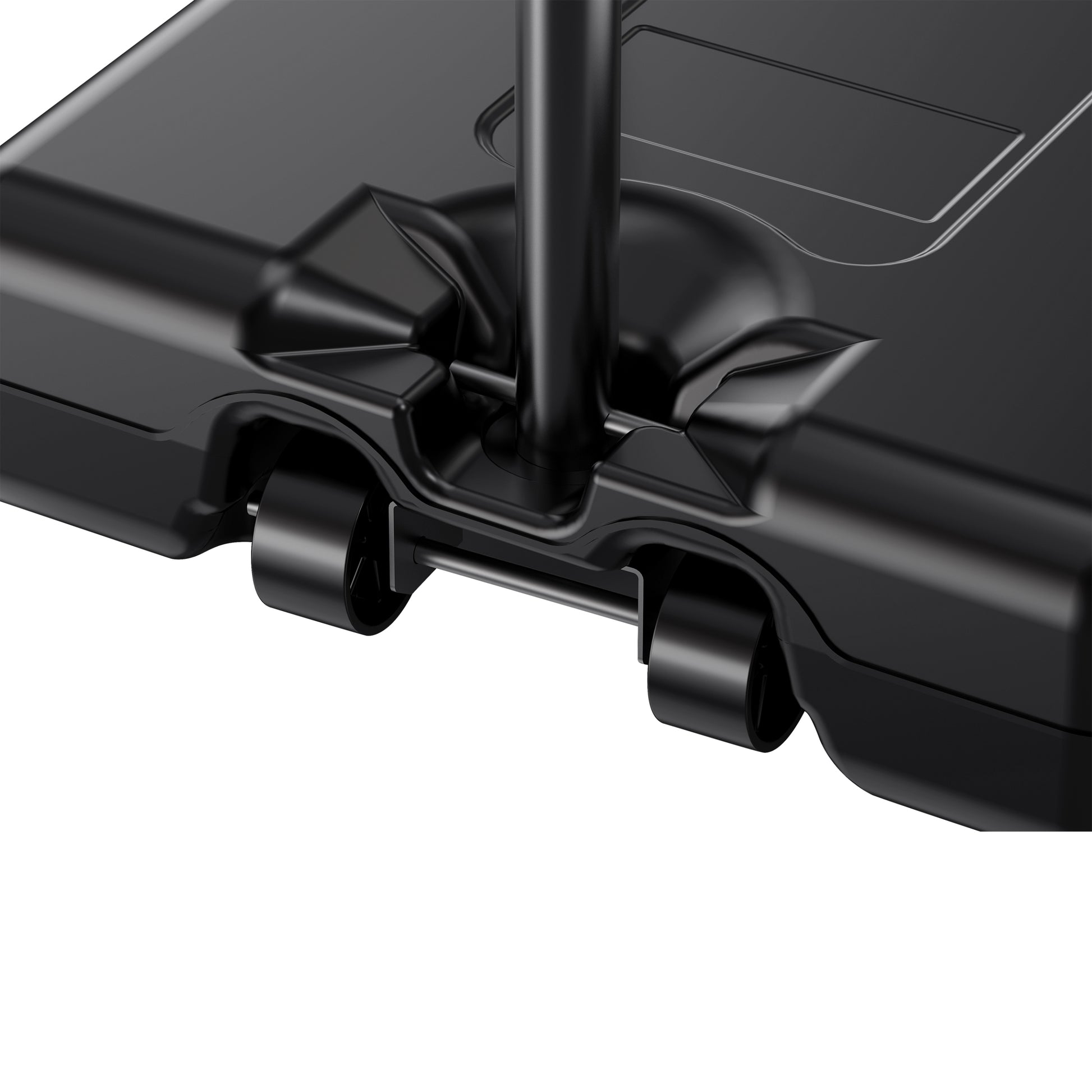 Basketball Hoop System Stand With 30In Backboard, Height Adjustable 60Inch 78Inch For Indoor Outdoor, Fillable Base With Wheels For Kids, Youth Black Steel