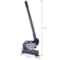Industrial 10 Inch Sheet Metal Plate Shear, Solid Construction Mounting Type Metal Shear, High Precision Manual Hand Plate Shear Gray Metal