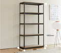 Storage Shelves 5 Tier Adjustable Garage Storage Shelving, Heavy Duty Metal Storage Utility Rack Shelf Unit For Warehouse Pantry Closet Kitchen, 23.6