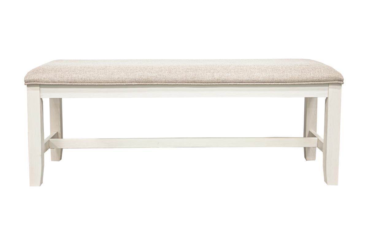 Luxury Look Dining Room Furniture 6Pc Dining Set Dining Table W Drawers 4X Side Chairs 1X Bench White Rubberwood Walnut Acacia Veneer Ladder Back Chair White Wood Dining Room Bench Seating Rubberwood Rectangular Dining Table With Chair And Bench Wood