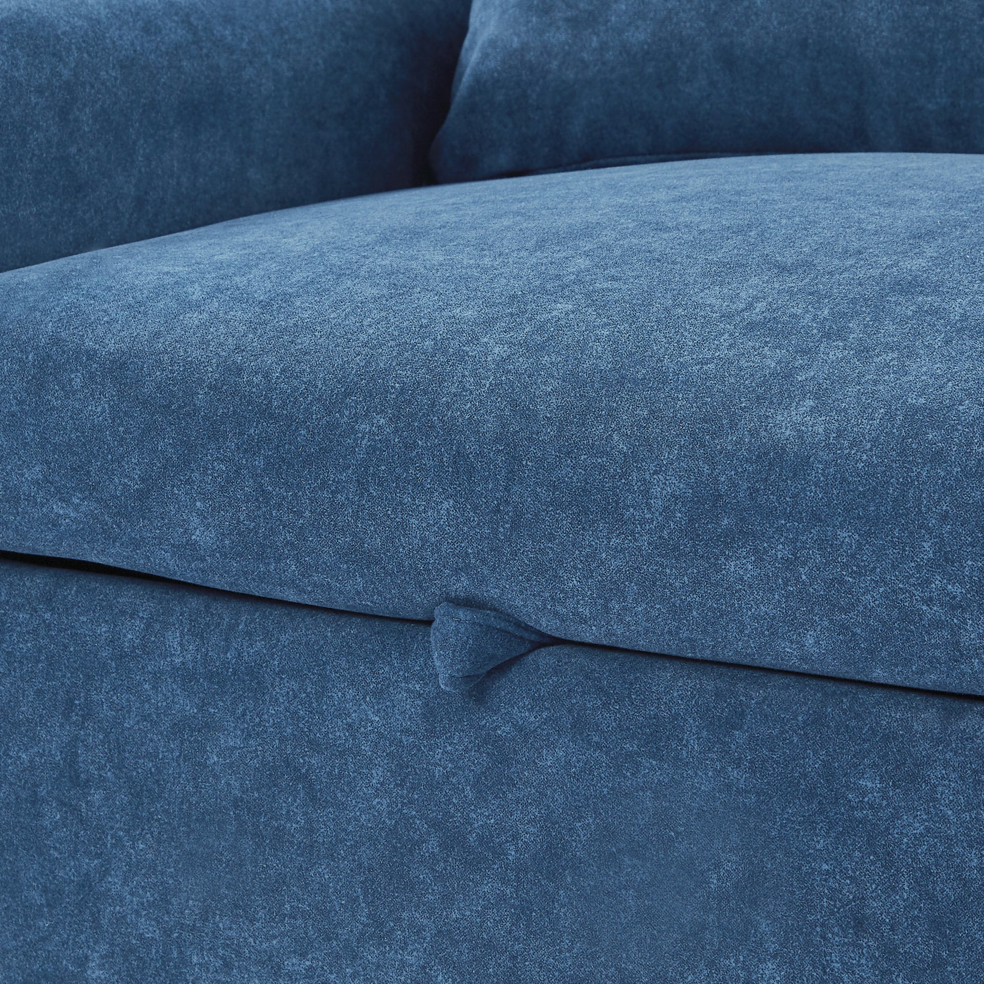 55.1" Pull Out Sleep Sofa Bed Loveseats Sofa Couch With Adjsutable Backrest, Storage Pockets, 2 Soft Pillows, Usb Ports For Living Room, Bedroom, Apartment, Office, Blue Old Sku Wf307821Aac Blue Foam Microfiber