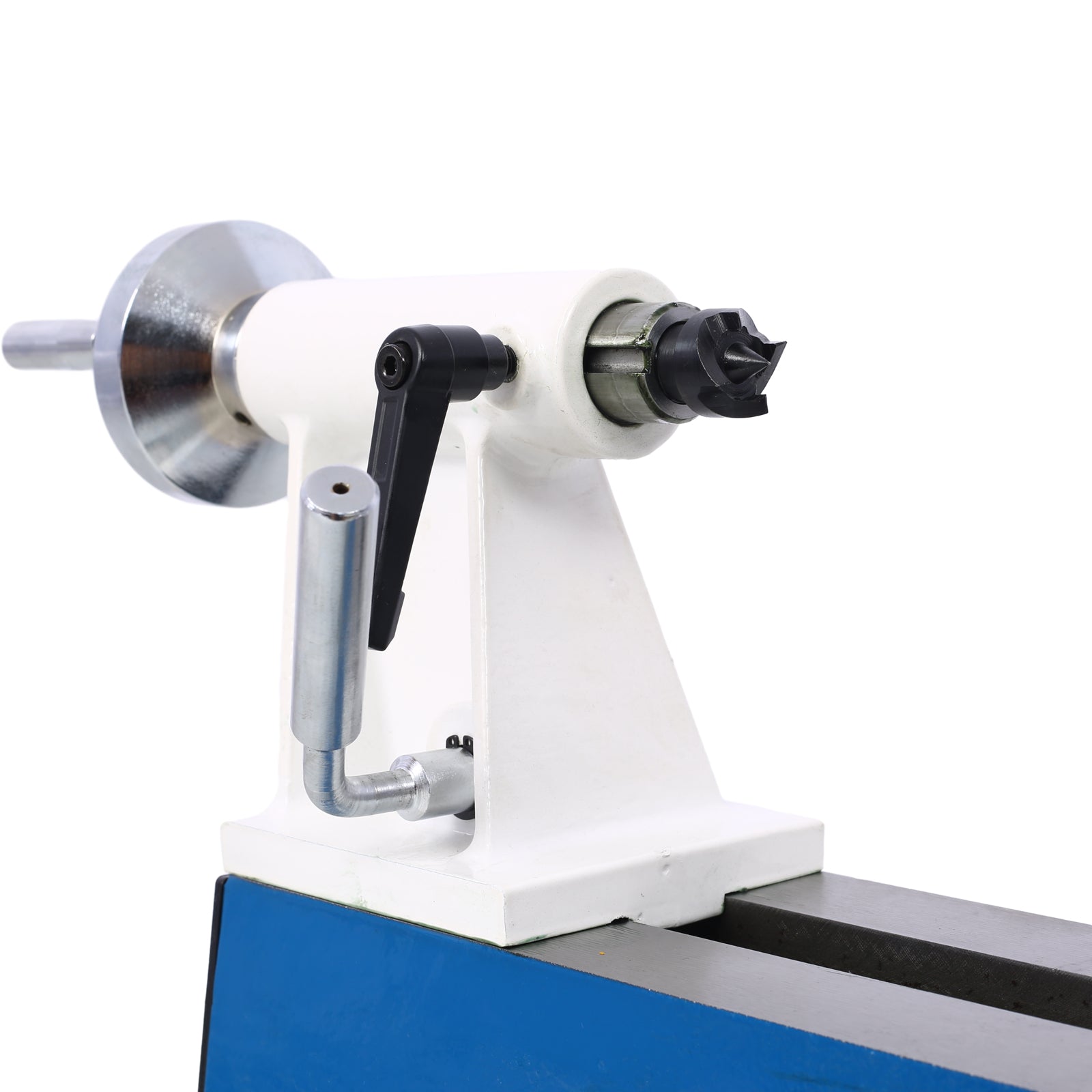 Benchtop Wood Lathe 10" X 18" Wood Lathe Machine 5 Variable Speeds 500 750 1150 1800 3200Rpm Mini Wood Turning Lathe For Woodworking 1 2Hp Multifunctional Power Wood Lathe Gray Steel