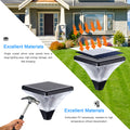 Solar Street Lamp Cap Black Pc Aluminium