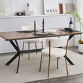 Set Of 2 Mid Century Modern Dining Chairs Teddy Fabric Upholstered Curved Back Metal Frame Beige Elegant And Comfortable Kitchen Chairs Beige Metal