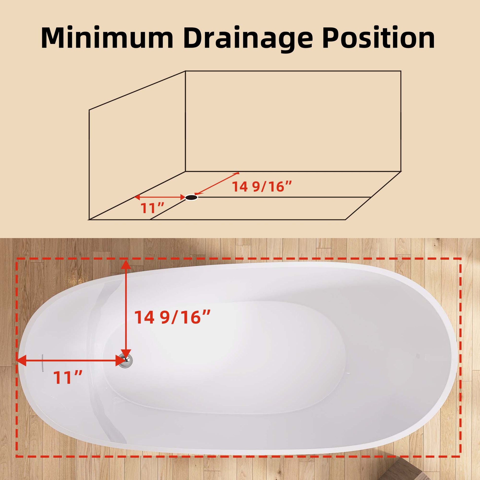 59" Acrylic Freestanding Bathtub Matte Grey Modern Stand Alone Soaking Bathtub, Brushed Nickel Drain And Minimalist Linear Design Overflow Included White Gray Oval Bathroom Freestanding Tubs Matte 59 61 In Contemporary,Modern,Vintage Soaking Center Front