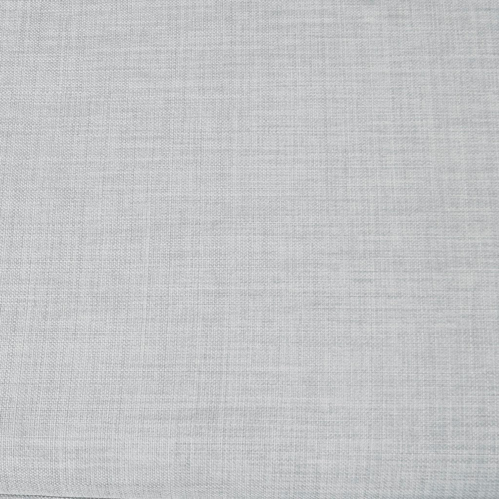 Rectangular Soft Close Storage Bench Light Grey Polyester