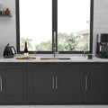 Gunmetal Black Workstation Kitchen Sink 23