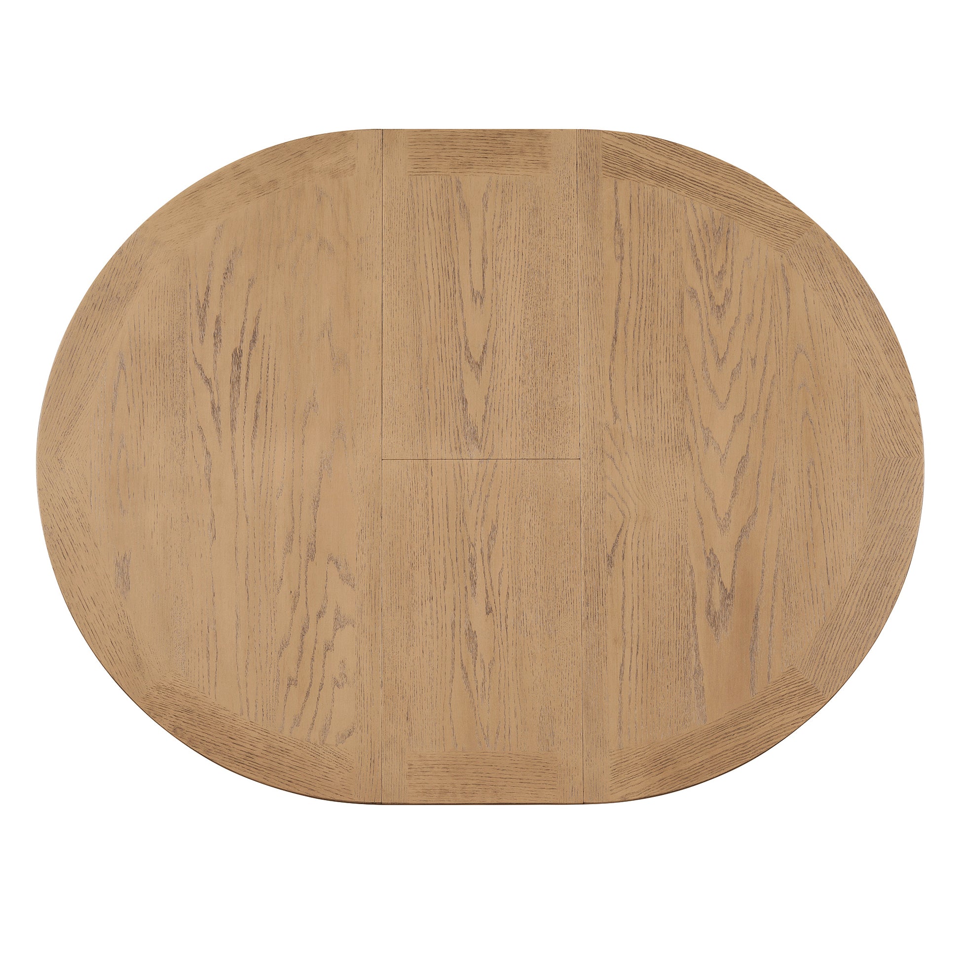 Functional Furniture Retro Style Dining Table Set With Extendable Table And 4 Upholstered Chairs For Dining Room And Living Room Oak Natural Wood Off White Oak Natural Wood Off White Solid Wood