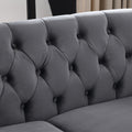 3 Seater 3 Seater Combination Sofa.Grey Velvet W834S00062 Grey Foam Velvet