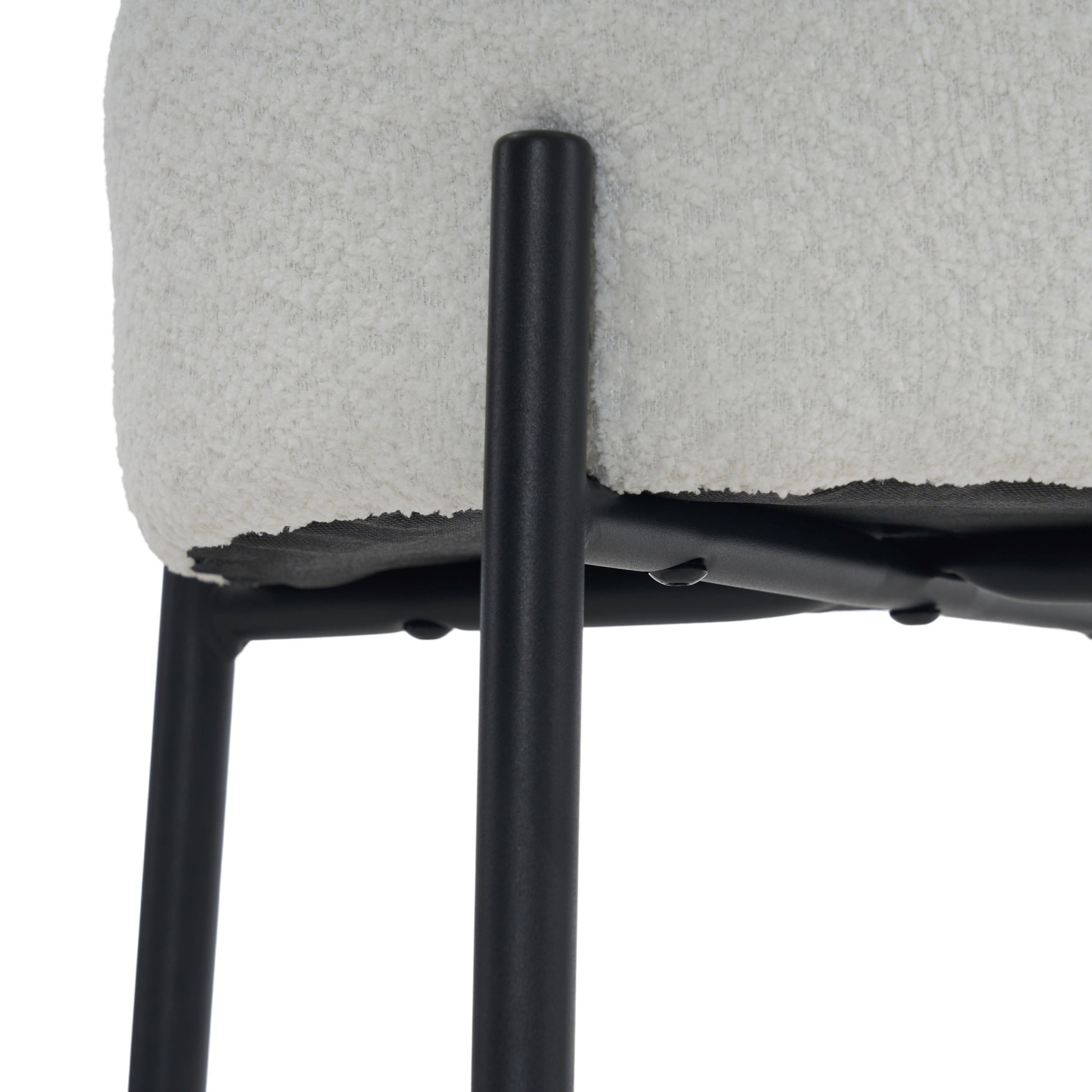 30" Tall, Round High Bar Stools, Set Of 2 Contemporary Upholstered Dining Stools For Kitchens, Coffee Shops And Bar Stores Includes Sturdy Hardware Support Legs Beige Foam