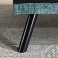 Convertible Sofa Bed Loveseat Futon Bedadjustable Lounge Couch With Metal Legs,Futon Sets For Compact Living Space Chenille Mint Green Mint Green Upholstered