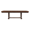 Lavish Style Formal Dining 9Pc Set Dining Table W Extension Leaf 2X Armchairs And 6X Side Chairs Dark Oak Finish Wooden Furniture Wood Dark Oak Seats 8 Dining Room Extendable Traditional Dining Table With Chair Wood