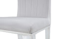 Chair Silver Leg 2Pcs Silver Grey Metal